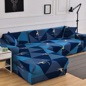 Pokrywa krzesełka sofa w kształcie litery L do salonu elastyczne sliporvers na kanapie okładka stretch róg