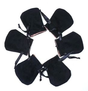 ブラックホワイトベルベットバッグはヨーロッパのパンドラジュエリーパッケージビーズチャームとブレスレットネックレスジュエリーファッションペンダントポーチ1582805