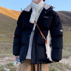 Kurtki mężczyzn Privathinker zima parkas jagnięcy wełniane bawełniane płaszcz Koreański luźne ciepłe zagęszcza męskie męskie 230106