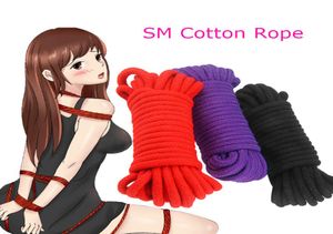 BDSM Bondage Cotton Rope 5M Role Play sexy Toys For Couples Erotic Harness Restraint Fetish Adult Games Slut Chastity sexyy2449229