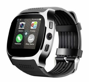 T8 Bluetooth Smart Watches With Camera Phone Mate Sim Card Pedometer Life Waterproof f￶r Android iOS Smartwatch Pack i Retail Box7287400
