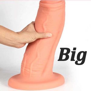 Itens de beleza Novo plugue anal super enorme Sexy brinquedos sexy pênis realistas de bunda grande e vaginal Ana estimulação