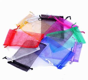 100PCS Organza Bags with Drawstring larger Jewelry Gift Bags for Wedding Party Baby Shower Pouch Sachet Mesh Bags Bulk5004857