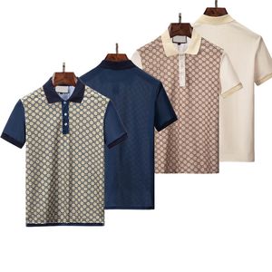 Frühling Luxus Italien Männer T-Shirt Designer Polo Shirts High Street Stickerei kleine pferd Druck Kleidung Herren Marke Polo Shirt