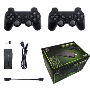 4K HD Video Game Console TV Stick 32G 64G 10000 Games for PS1/FC/GBA Controlador sem fio Retro Mini Handheld GamePlayer