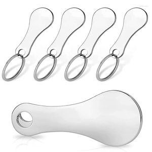 Keychains 10 Pieces Of Stainless Steel Shopping Trolley Remover-Shopping Token As Key Ring-Can Be Detached Directly