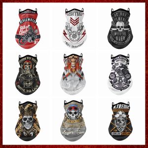 MZZ34 Motorcycle Face mask Breathable Scarf Multifunctional Half Face Mask Snowboard Neck Triangle Scarf Hats