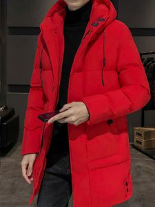 Jaquetas masculinas plus size 8xl 7xl Inverno comprido quente espesso de casaco parkas casaco de capuz fora roupas de roupas clássicas Puffer Red Scold Golds Parka 230106