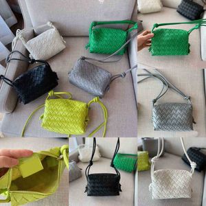 Cross Body Doman Weave Torby na ramię kwadratowe torebkę designerka skórzana śliczna torba wiązane ramiona ramionami torebki damskie portfel zakupowy 220905