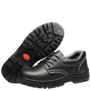 Sapatos de segurança que protegem para homens e mulheres à prova de choque à prova de furos Baotou desodorante aço leve respirável Baotou sapato de trabalho no canteiro de obras
