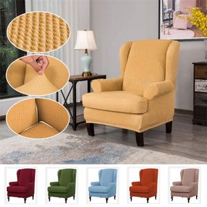 Stuhlhussen Stretch Wingback Slipcover Wing Armchair Recliner Protector