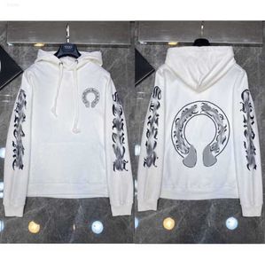 Moda Uomo Felpe di lusso Felpe con cappuccio firmate Ch Cerniera Sanscrito Graffiti Maglione con cappuccio Pullover incrociato Felpa con cappuccio Casual Donna Top Coat A8S6