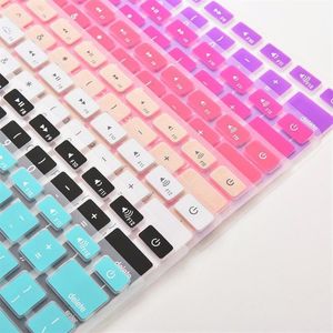 Candy Colors Silicone Keyboard Cover Sticker For Pro 13 15 17 Protector Film1