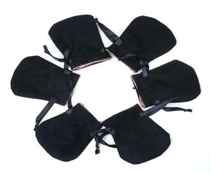 ブラックホワイトベルベットバッグはヨーロッパのパンドラジュエリーパッケージビーズチャームとブレスレットネックレスジュエリーファッションペンダントポーチ3835826