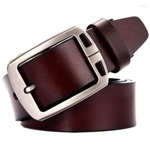 Paski skórzany pasek dla mężczyzn oryginalny pasek zaplanowany na vintage dżinsy cintos masculinos ceinture homme