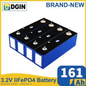 Grade A 161AH Lifepo4 3.2V 1-32PCS Rechargeable Lithium Iron Phosphate Battery DIY Cell Pack For RV Vans EV Car Motor Boat Yacht