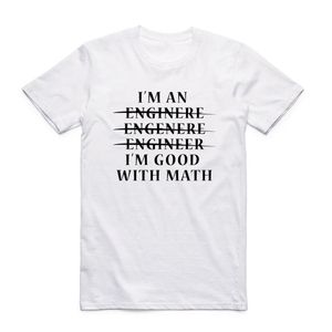 T-shirt da uomo Formato asiatico Stampa da uomo Fidati di me I Am An Engineer T-shirt Estate Casual O-Collo Maniche corte Maglietta divertente HCP4239