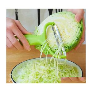 Fruit Vegetable Tools Stainless Steel Potato Peeler Cucumber Carrot Peeling Knife Vegetables Peelers Scraper Planer Mtifunctional Dhuij