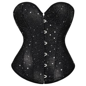 Bustiers Corsetsets 2023 Starry Sky Black Sexy Wedding Vestre Bex Golhted Wasts Tights Court Courset