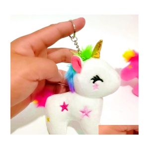 Andenken Pony Plüschtier Kleine Mini Anhänger Tasche Schlüsselbund Anhänger Kinderspielzeug Geschenk C3 Drop Lieferung Baby Kinder Mutterschaft Dhygb