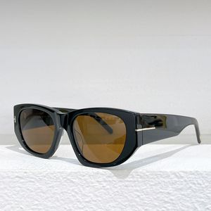 Óculos de sol de grife para homens e mulheres Moda clássica TF987 Estilos de design exclusivos de luxo Proteção UV Retro Glasses Box 987