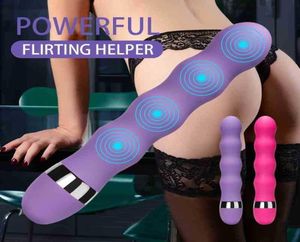 Sex Toy Massager Multispeed G Spot Vagina Vibrator Clitoris Butt Plug Anal Sexiga varor Sexleksaker för kvinnor Män vuxna 18 Kvinna DIL4926546