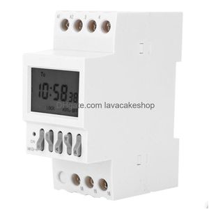 Switches Nkg4 Programmable Timer Switch Din Rail Timing Control Ac220V 3A Drop Delivery Office School Business Industrial Electronic Dhakj