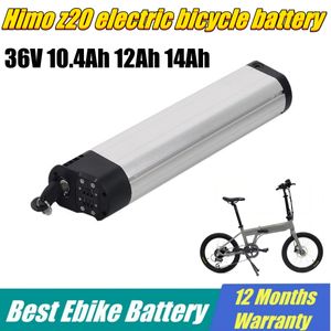 Fällbar E-cykel litiumbatteripaket 36V 10.4AH 12AH 14AH för HIMO Z20 Elektrisk cykelcykelbatteri