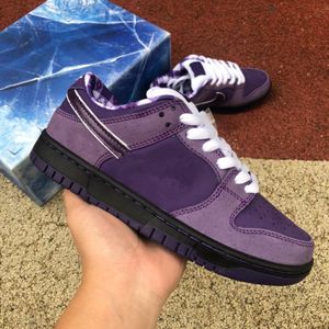 Concepts x Duks Low Skate Shoes Purple Orange Green Red Blue Lobster Men Women Desinger Shoes Running Sports Sneakers Original Quality Come Whit Box Size US5.5-12