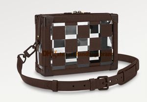 أحدث جودة جودة M20871 Soft Trunk Luxurys مصممي الكتف أكياس الكتف Mens Messenger Bag Fashion Vintage Classic Box Crossbody Bag