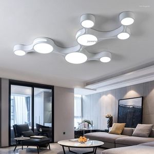 Taklampor modern led hem dekor nordisk vardagsrum lampa minimalistisk kreativ ljus sovrum fixturer