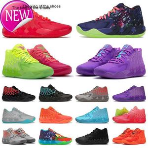 OGLamelo Ballschuhe Stiefel MB01 Basketball-Sneaker Rick And Morty Galaxy Buzz City Black Blast Queen Citys Rock Ridge Red MB.01 Sport MB 01 Lamelo-Schuh