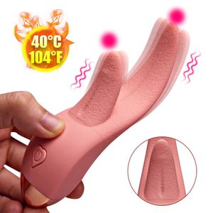 Sexspielzeug Vibrator Realistische Zungen -Lick -Vibrator -Anus Stimulator Blowjob Weibliche Orgasmus -Nippelspielzeugheizung Vibratoren für Klitoris -Maschine beste Qualität