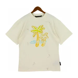 Plus-T-shirts voor heren Polo's Geborduurde en bedrukte zomerkleding met ronde hals in polaire stijl met g2r-straatkatoen
