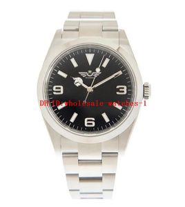 4 Style Classic Mens Watch Explorer 214270 Black Dail 39 мм 2813 Автоматические механические движения светящиеся часы повседневные часы Montre de Luxe.