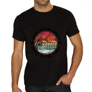 Camas de camisetas masculinas camisa retrô vintage ohana havaiana citação de família tropical algodão poli algodão harajuku desenho animado kawaii camiseta