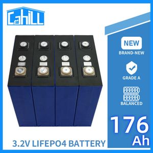 3.2V 1/4/8/16/32PCS 176AH LifePo4 Solar Cell DIY 12V 24Vリチウム鉄リン酸バッテリーパックRV電気ゴルフカートに適しています