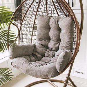 Travesseiro 1pcs jardim ao ar livre pendurar cadeira de ovo de inverno espessado swing swing terraço hammock decoração em casa