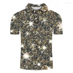 Men's Polos Gold Money Plus Size XXS-5XL Polo Shirt High Quality 3D Printed Men Short Sleeve Brands Summer Mens Shirts