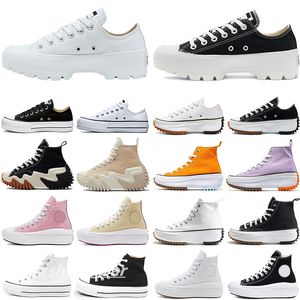 Klassisk chuck canvas skor plattform alla slam jam chucks sko trippel svart vit h￶g l￥ga m￤n kvinnor stora ￶gon sport sneakers m8