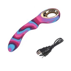 Skönhetsartiklar kamouflage stor dildo vibrator stum vibration gspot vaginal massage kvinnlig onani magi trollstav sexig leksak för kvinna usb laddning