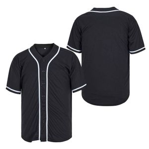 Número personalizado de nomes da camisa de beisebol autêntico preto de beisebol