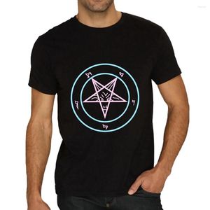 Men's T Shirts Retro Shirt Pastel Goth Lucifer Sign Yami Kawaii Heather Prism Anime Harajuku Cartoon T-shirt