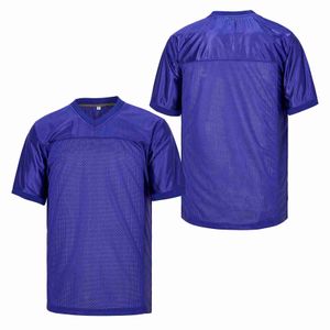 Numero di cucitura di maglia da calcio viola personalizzato