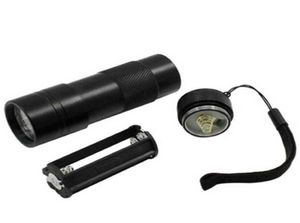 395400NM Ultra Violet UV Light Mini Portable 12 LED UV Flashlight Torch Scorpion Detector Finder Black Lightuv129923664