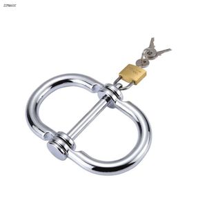 Articoli di bellezza Manette sexy in acciaio inossidabile Strumenti di blocco Polsino della caviglia Ritenuta della mano BDSM Bondage Schiavo Giocattoli intimi per coppie Adulti