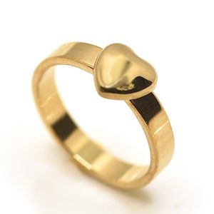 Fedi nuziali Imixlot 4mm Coppia di fidanzamento per uomo Donna Cuore Oro Anello a fascia in acciaio inossidabile Regalo di gioielli