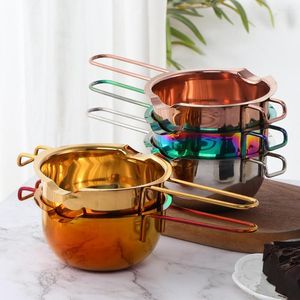 Bowls Stainless Steel Chocolate Butter Melting Pot Household Kitchen Milk Bowl Cookware Heating Container Bakeware Boiler