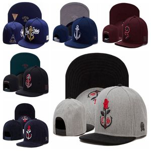 2023 Мода Cayler Sons Sons Baseball Snapback Hats Snake Rose CS нет новых друзей Якорь Кеп -Стонг для женских мужских солнечных шляп