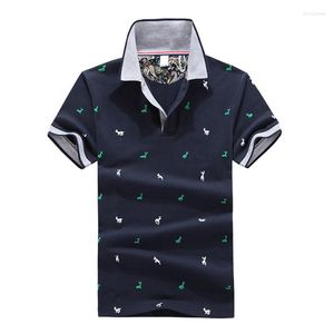 Men's Polos 2023 Top Quality Summer Short Sleeve Shirs Brand Clothing Shirt Fashion Printing